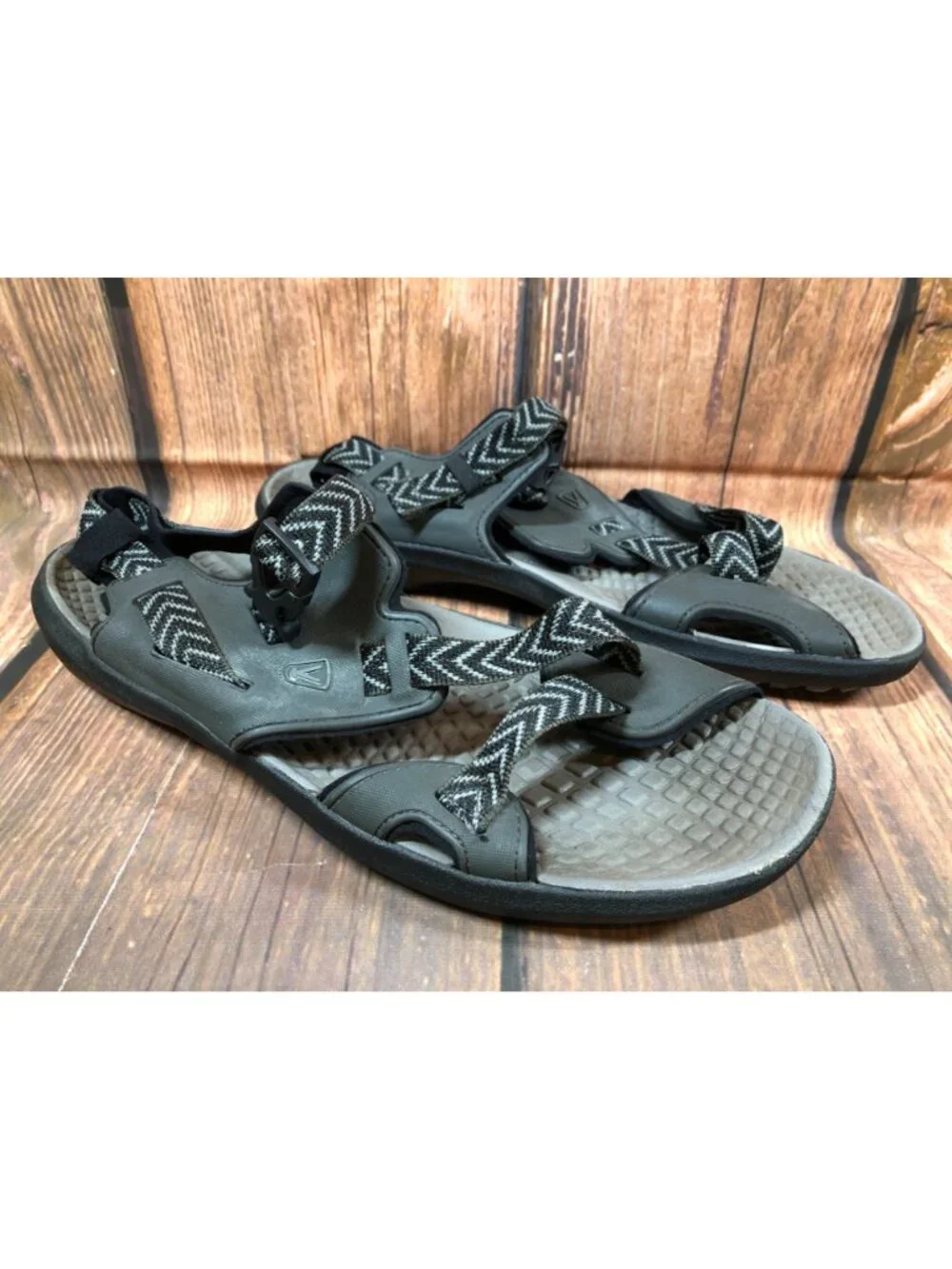KEEN Mens 13 / 47 Maupin Raven/Gargoyle Sport Sandals